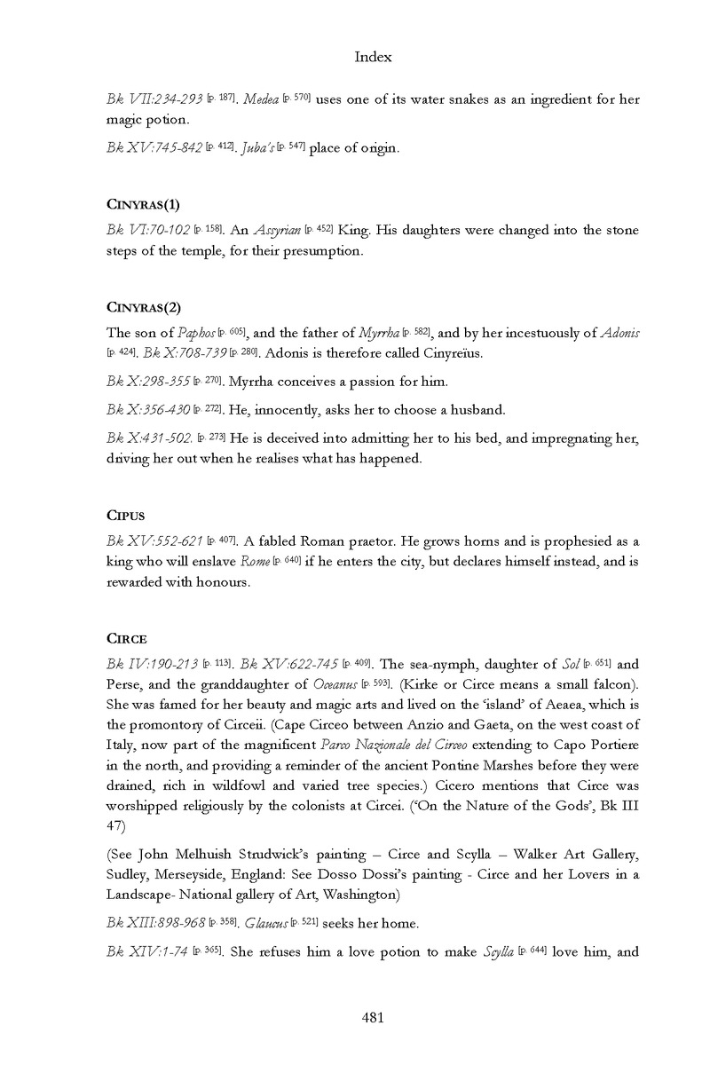 Ovid: The Metamorphoses - Page 481